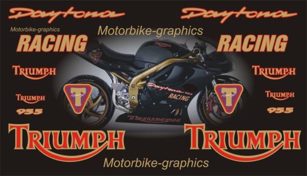 Triumph Daytona 955 Racing Decals