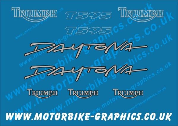 Daytona T595 Decals Stickers