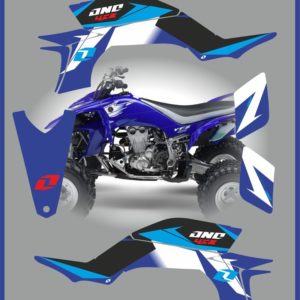 Yamaha Delta Graphics YFZ450r-YFZ450 2004-05-06-07-08-09 Stickers