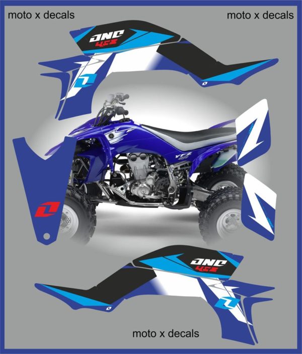 Yamaha Delta Graphics YFZ450r-YFZ450 2004-05-06-07-08-09 Stickers