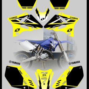 Yamaha Graphics YZ125 2002-2011 Yellow YZ Decals Stickers Moto-X