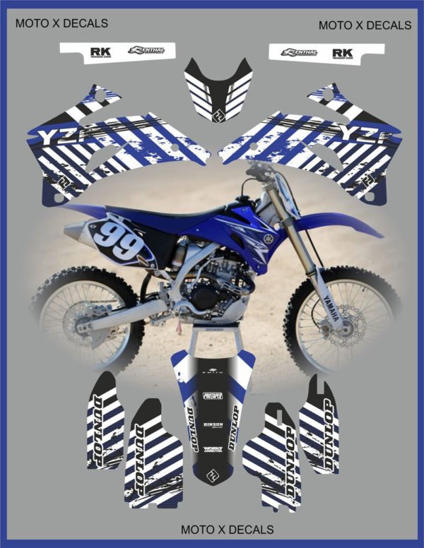 Yamaha Pro Team Series Graphics YZ250F-YZ450F YZF 06-07-08-2009