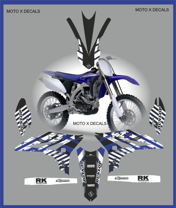 Yamaha PTS Pro Team Series Graphics Yamaha YZ250F-YZF250 2010-2012