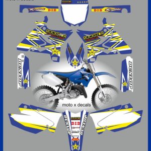 Yamaha Rockstar Blue YZ125-250 2012-2013 UFO YZ Decals Graphics Stickers yc1