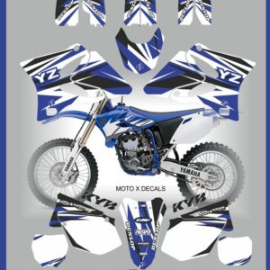 Yamaha Team Graphics YZ125-YZ250 2002-2012 Decals Stickers Moto-X