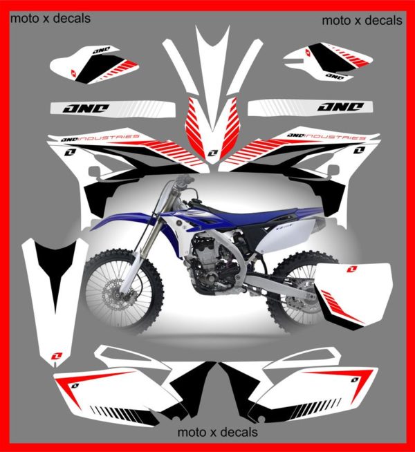 Yamaha Team Graphics YZ250f-YZF250 2010-2013 Decals Stickers