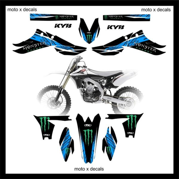 Yamaha Team Graphics yz450f-yzf450 2010-2011-2012-2013