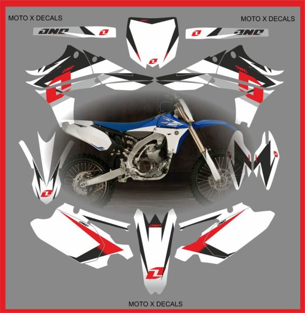 Yamaha Team Graphics YZ450F-YZF450-2010-2013 Stickers Decals