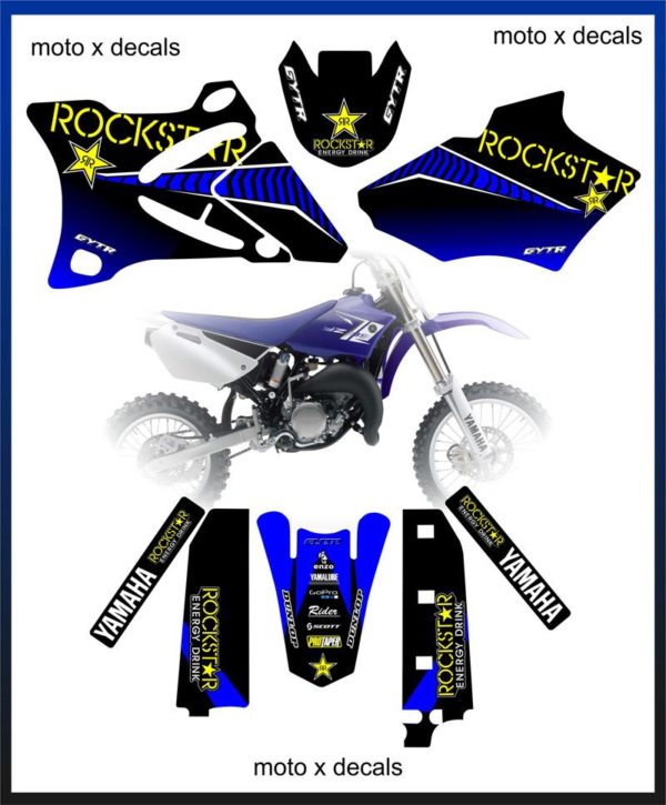 Yamaha Team Rockstar Graphics YZ85 Decals Stickers