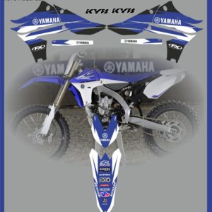 Yamaha Team YZ450F-YZF450 2010-2013 YZF Decals Graphics Stickers