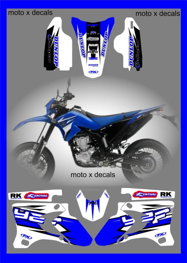 Yamaha yz250f-yz450f-yzf 2003-2004-2005 Decals Graphics Sticker Kit