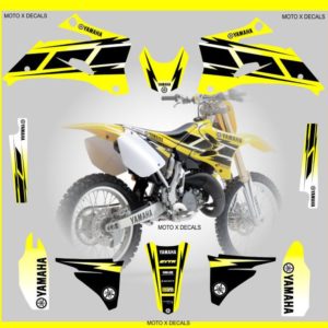 Yamaha Hurricane Yellow Graphics Z250F-YZ450F-YZF250-YZF450 06-07-08-09