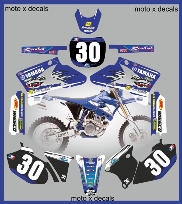 Yamaha WR450F 2004 Boost Decals Graphics Moto-X Decals