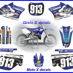 Yamaha YZ250 2004 Boost Moto-X Decal Set