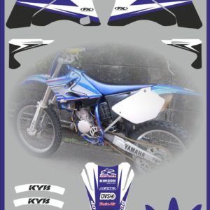 Yamaha YZ125-YZ250 2002-2003-2004-2005 Moto-X Decals Graphics Stickers