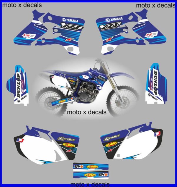 Yamaha YZF450 2005 Full Decal Graphics Moto-X Decals