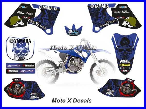 Yamaha YZF250-426 2000-2002 Metal Mulisha Skull