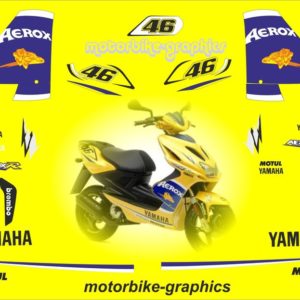 Yamaha Aerox Rossi Camel Set