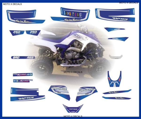 Yamaha Rapter Blaster 700 r 86-02 Blue Troy Lee Designs