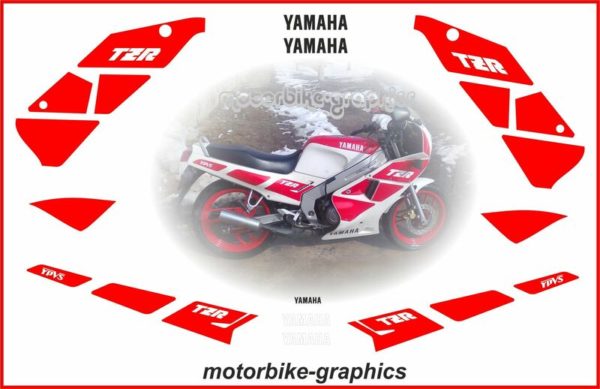 Yamaha TZR125 1990 Decal Set