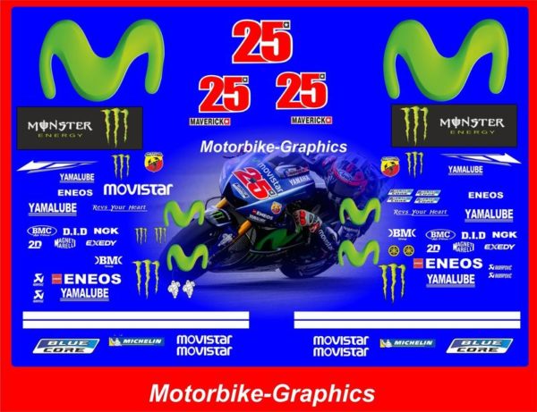 Mini Moto Yamaha 2017 Vinales Blata Pollini Chinese Model