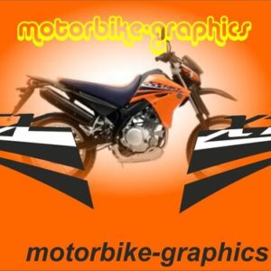 Yamaha XT125X 2007 Decal Set