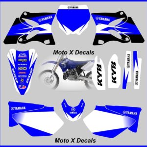 Yamaha YZ125-YZ250 2006-2007-2008-2009-2010-2011-2012-2013 Graphics Decals