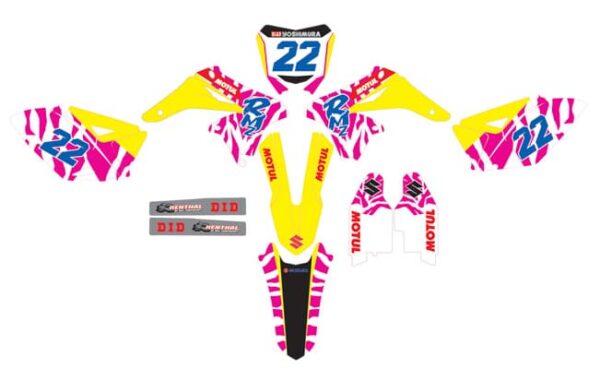 Suzuki RMZ250 Retro Style 2014-2017 Design 04